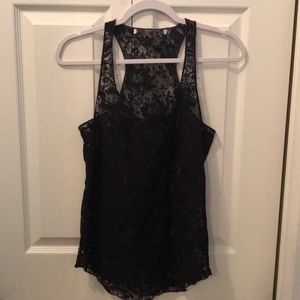 Lacey Black Tank top